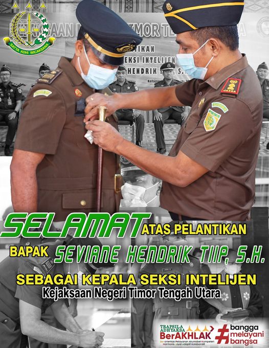 Pelantikan Kepala Seksi Intelijen
