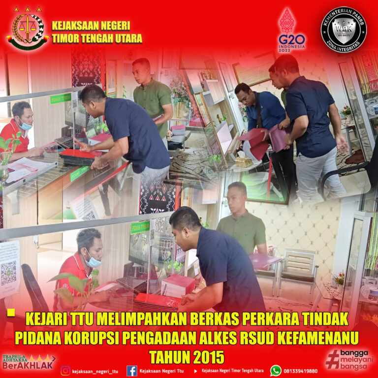 Pemlimpahan Berkas Perkara Tindak Pidana Korupsi