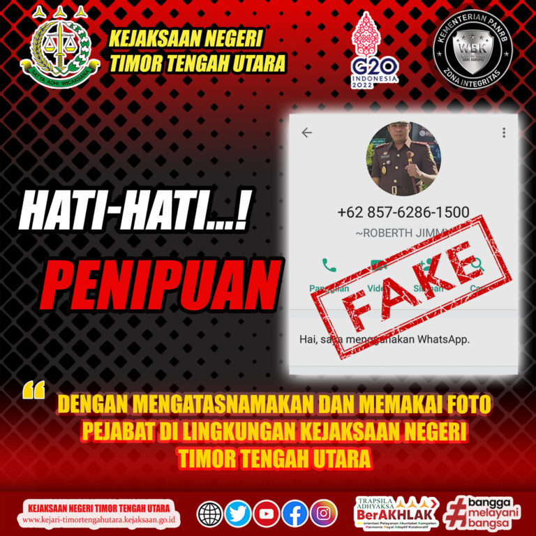 Hati-Hati Penipuan