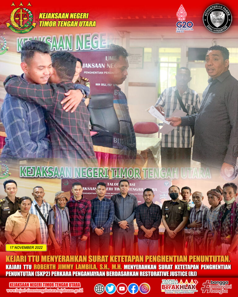 Penyerahan Surat Ketetapan Penghentian Penuntutan (SKP2)