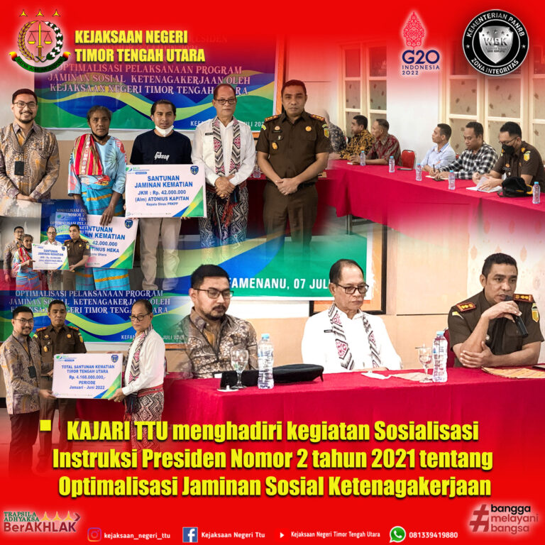 Sosialisasi Instruksi Presiden Nomor 2 Tahun 2021