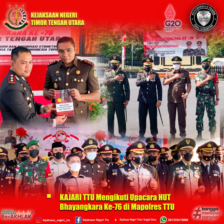 Upacara HUT Bhayangkara Ke-76