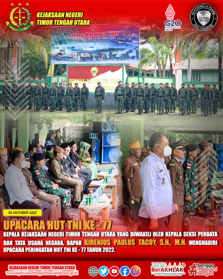 Upacara HUT TNI Ke-77