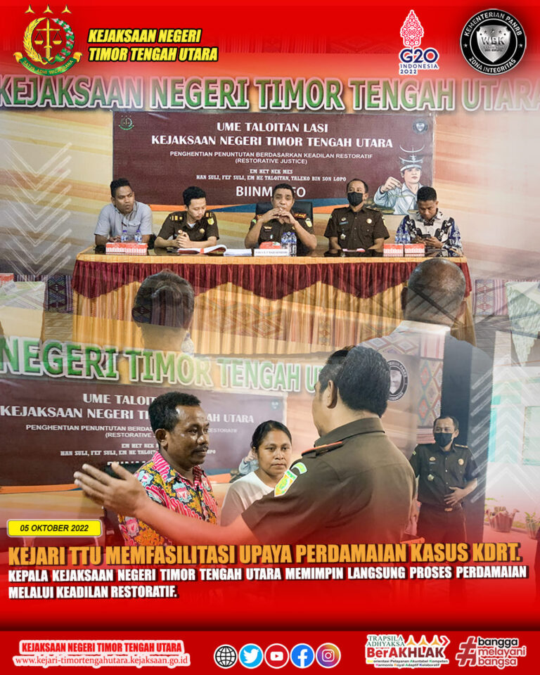 Upaya Perdamaian melalui Keadilan restoratif