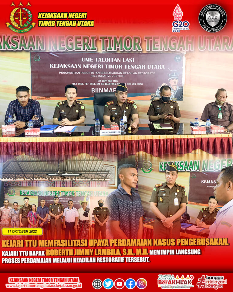 Upaya Perdamaian melalui Keadilan Restoratif