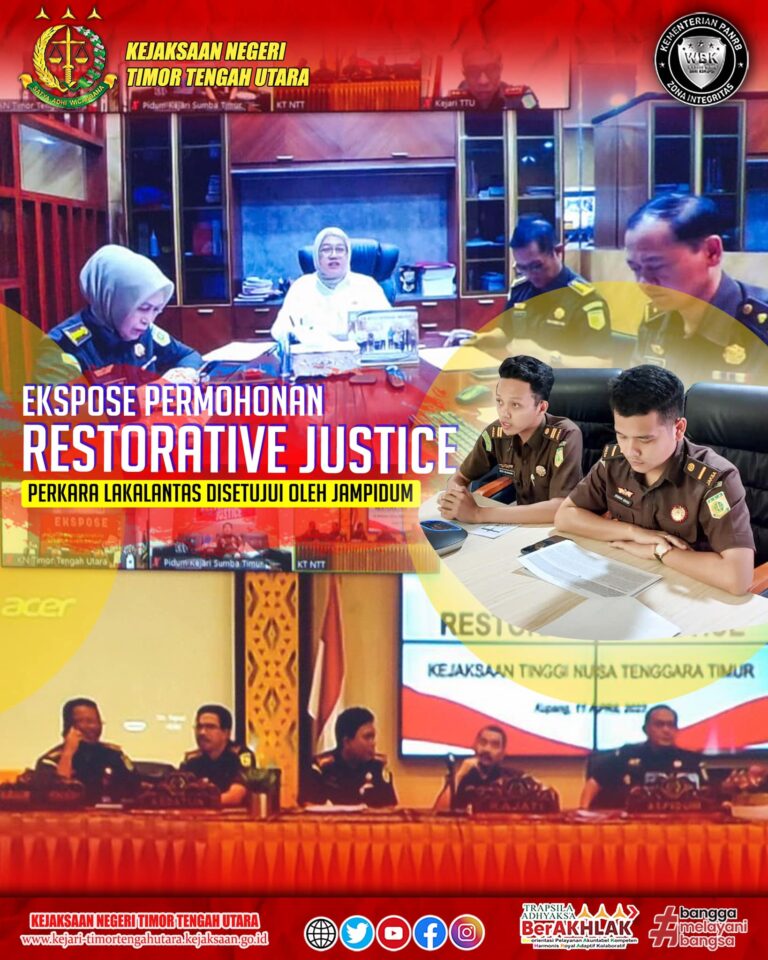 Jampidum Kejagung Menyetujui Penghentian Perkara