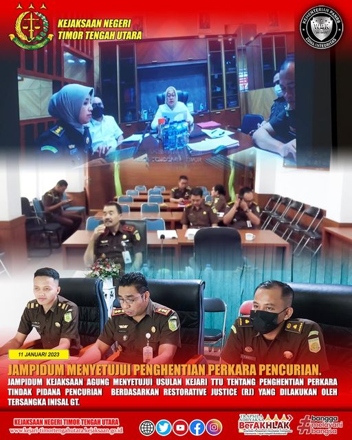 Jampidum Kejagung Menyetujui Penghentian Perkara
