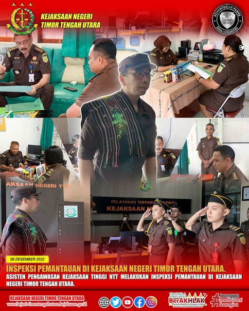 Inspeksi Pemantauan di Kejaksaan Negeri Timor Tengah Utara