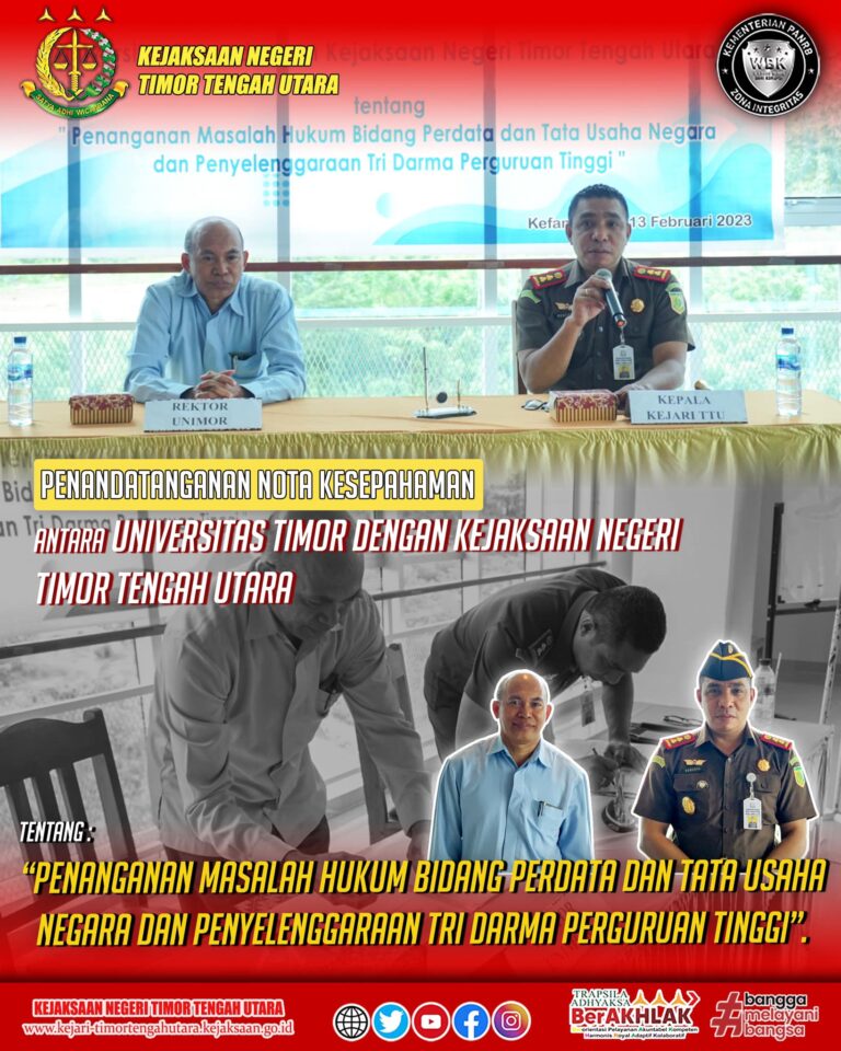 Penandatanganan Nota Kesepahaman