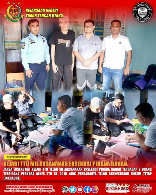 Eksekusi Pidana Badan