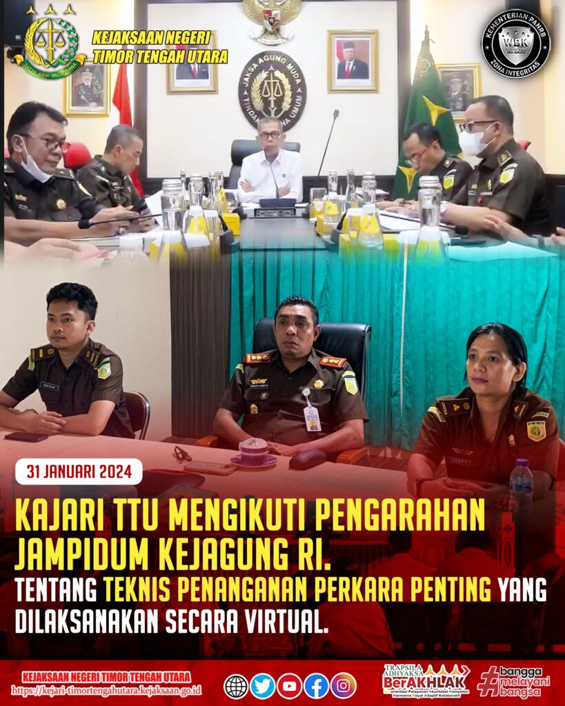 Pengarahan JAMPIDUM KEJAGUNG RI