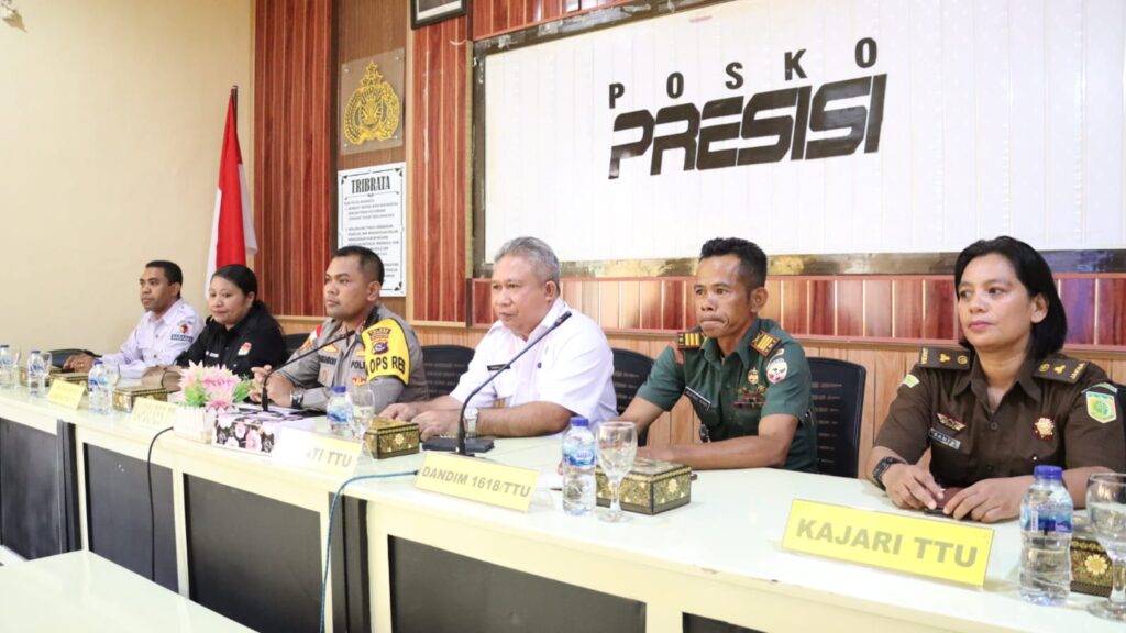 Rapat Koordinasi Kesiapan Akhir Pelaksanaan Pengamanan Tahapan Pungutan Suara di Wilayah Hukum Polda NTT