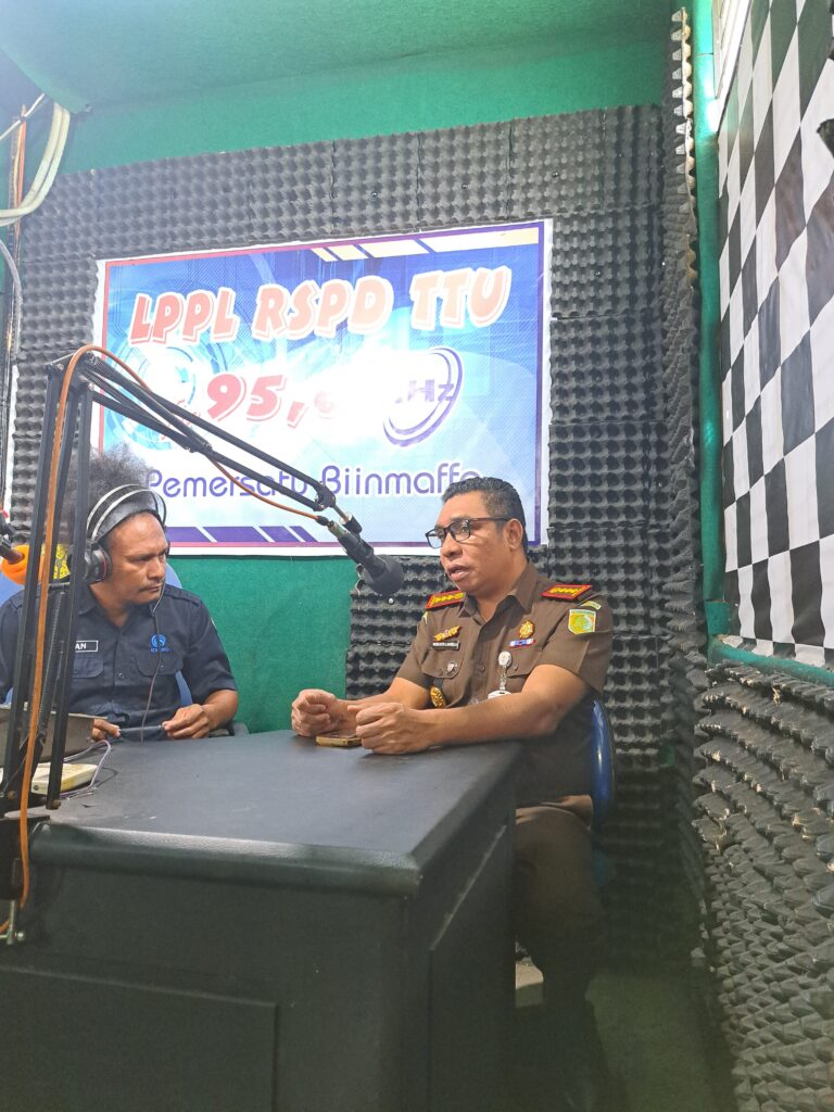 Jaksa Menyapa di Radio RSPD TTU