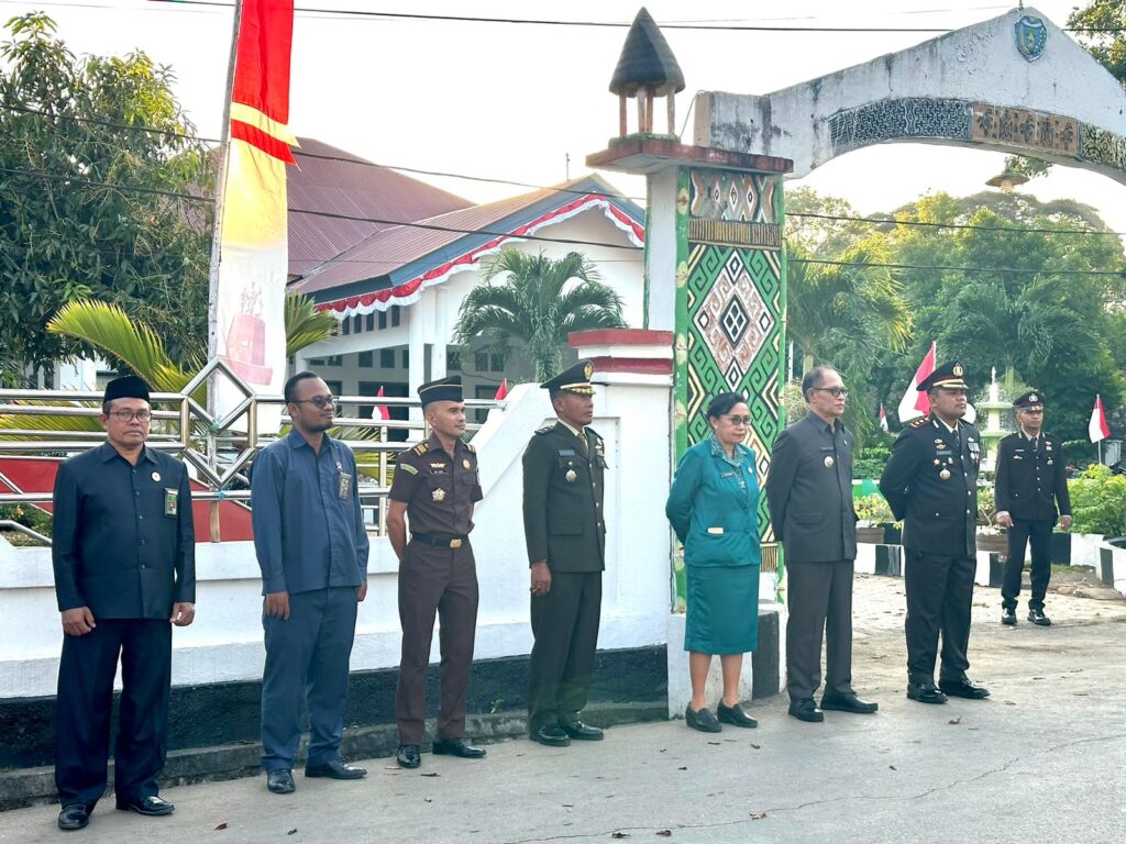 Upacara Taptu Pawai Obor dalam Rangka menyambut hari Proklamasi Kemerdekaan RI ke 79