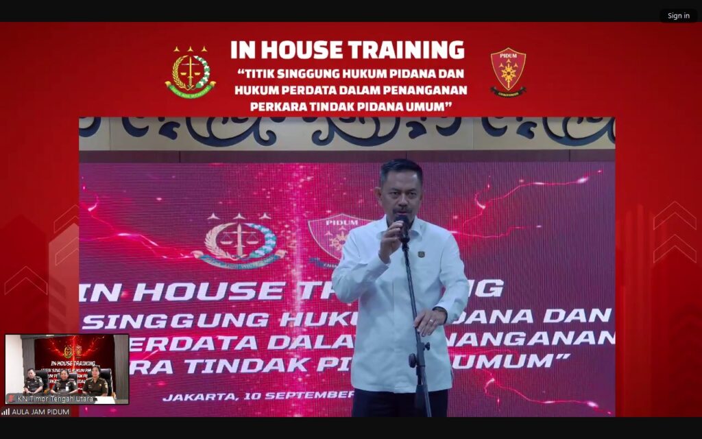 Vicon terkait Titik Singgung Hukum Pidana dan Hukum Perdata dalam Penanganan Perkara Tindak Pidana Umum
