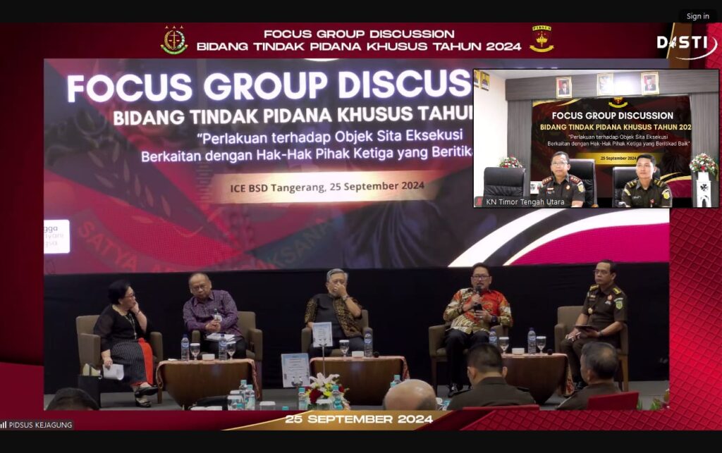 Vicon terkait Perlakuan terhadap Objek Sita Ekseskusi yang berkaitan dengan Hak-hak pihak ketiga yang beritikad baik