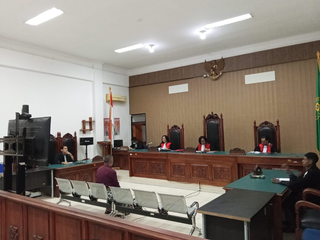Sidang Agenda Putusan Perkara Tipikor Dana Desa Nainaban Kabupaten Timor Tengah Utara