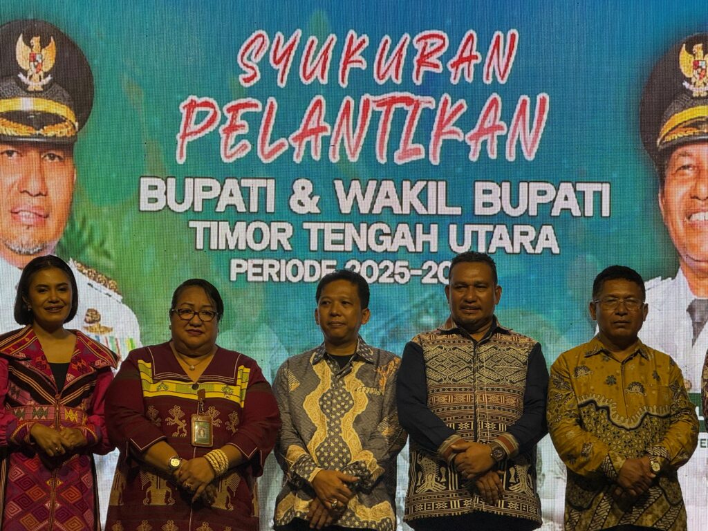 Kajari TTU Menghadiri Acara Pesta Rakyat Syukuran Pelantikan Bupati dan Wakil Bupati TTU
