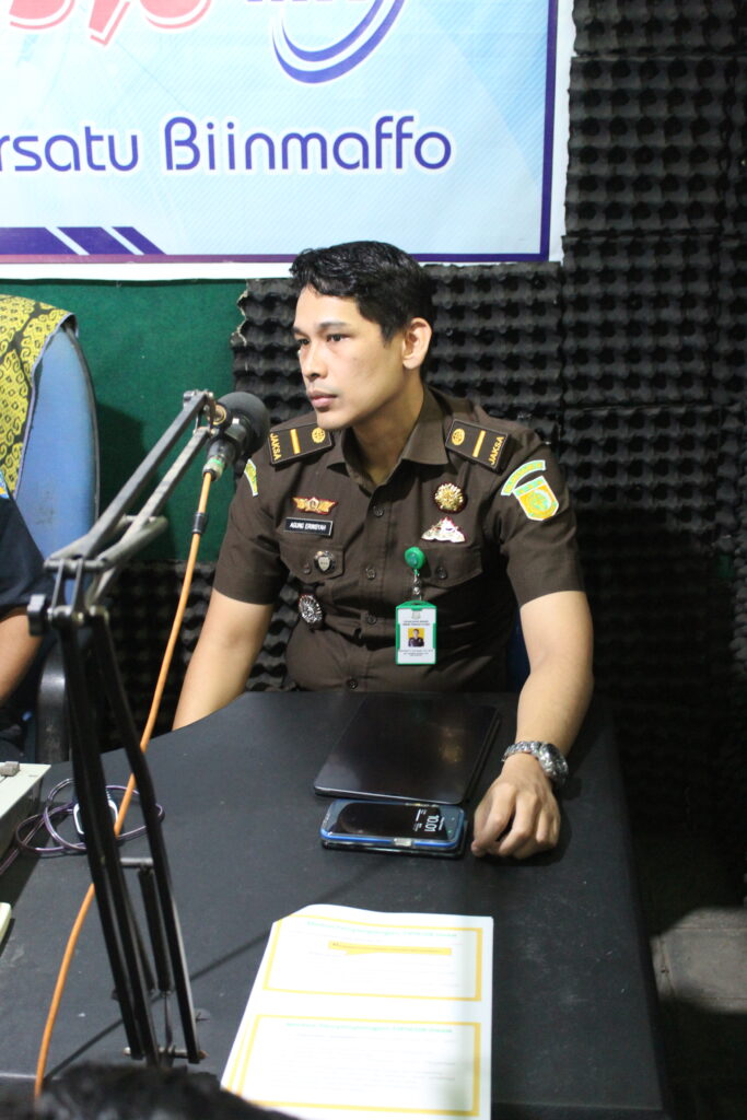 Jaksa Menyapa melalui Radio RSPD TTU 95,8 MHz