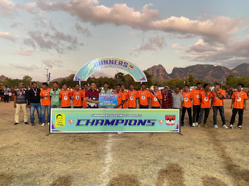 Penutupan Turnamen Falentino Cup III 2025 di Kabupaten TTU