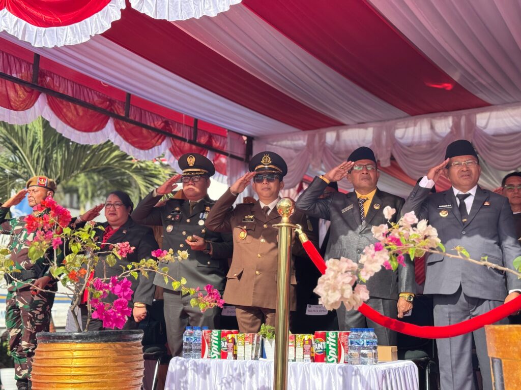 Kepala Kejaksaan Negeri Timor Tengah Utara turut menghadiri Upacara Peringatan HUT RI Ke-80 Tingkat Kabupaten TTU